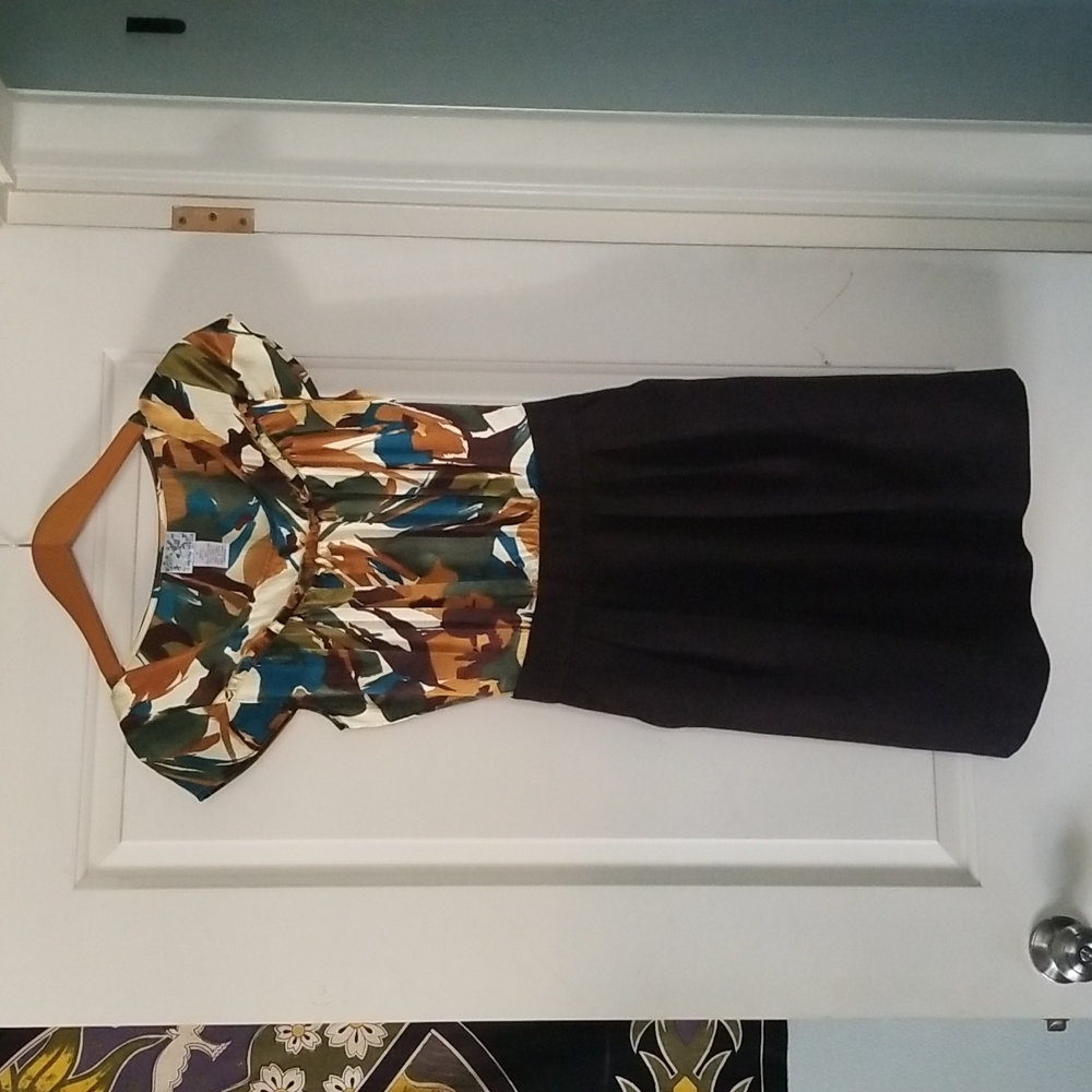 Silk and wool dress.
